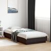 vidaXL Cadre de lit sans matelas noir 90x200 cm bois d'ing&eacute;nierie