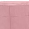 vidaXL Ensemble de canap&eacute;s 4 pcs avec coussins rose velours