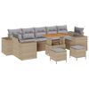 vidaXL Ensemble de canap&eacute; de jardin 10 pc 9-Nombre de places