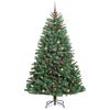 vidaXL Sapin de No&euml;l Artificiel &agrave; Branches Articul&eacute;es Vert 180 cm