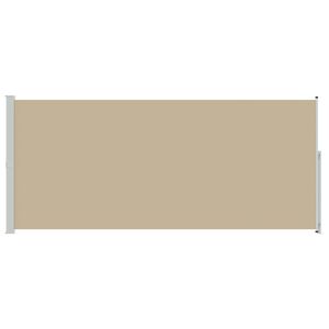 vidaXL Store lat&eacute;ral r&eacute;tractable Beige 300 x 180 cm Polyester