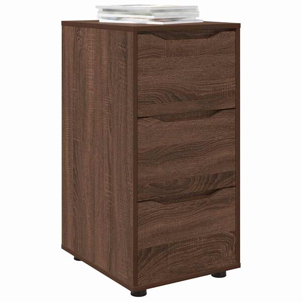 vidaXL Armoire de rangement Ch&ecirc;ne brun 40 x 48 x 81 cm