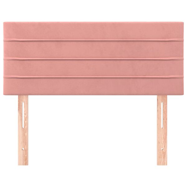 vidaXL T&ecirc;te de lit Rose 80x5x78/88 cm Velours