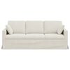 vidaXL Canap&eacute; Cr&egrave;me Dimensions globales: 198 x 78 x 80 cm (l x P x H)
