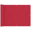 vidaXL &Eacute;cran de balcon 75 x 300 cm Tissu Oxford Rectangulaire Bordeaux