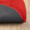 vidaXL Tapis OVIEDO &agrave; poils courts rouge &Oslash; 280 cm