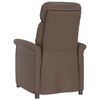 vidaXL Fauteuil inclinable Marron Similicuir