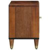vidaXL Meuble TV Marron miel 80 x 33 x 46 cm Bois de mangue massif