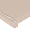 vidaXL T&ecirc;te de lit &agrave; LED Cappuccino 183x16x78/88 cm Similicuir