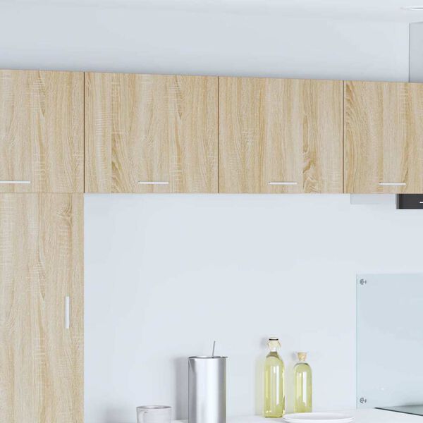 vidaXL Armoire suspendue Ch&ecirc;ne Sonoma et Blanc 50 x 31 x 40 cm