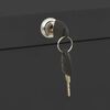 vidaXL Classeur Anthracite 90x46x164 cm Acier