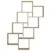 vidaXL &Eacute;tag&egrave;re murale cube Ch&ecirc;ne sonoma 90x15x119 cm Bois d&rsquo;ing&eacute;nierie