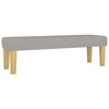 vidaXL Sommier &agrave; lattes de lit avec matelas Gris clair 160x200cm Tissu