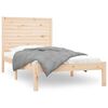 vidaXL Cadre de lit sans matelas 90x200 cm bois massif