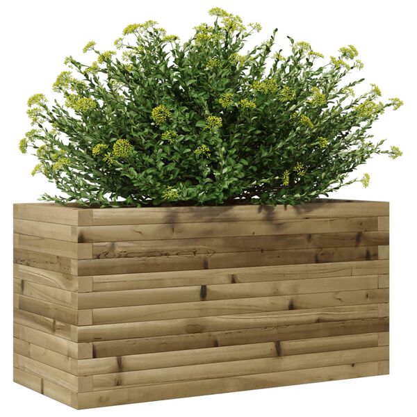 vidaXL Jardini&egrave;re 90x40x45,5 cm bois de pin impr&eacute;gn&eacute;