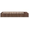 vidaXL Cadre de lit sans matelas ch&ecirc;ne marron 75x190 cm