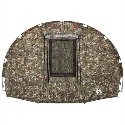 vidaXL Tente de pêche 5 personnes camouflage imperméable