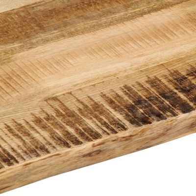 vidaXL Dessus de table bord vivant 60x60x2,5 cm bois de manguier brut