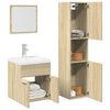 vidaXL Ensemble de meubles de salle de bain 4 pcs chêne sonoma