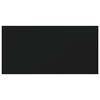 vidaXL Panneaux de biblioth&egrave;que 4 pcs Noir 100x50x1,5 cm Agglom&eacute;r&eacute;