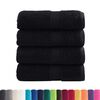 vidaXL Serviettes d'invit&eacute; de qualit&eacute; sup&eacute;rieure SOLUND 4 pcs noir