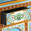 vidaXL Buffet peint &agrave; la main Multicolore 110x30x76cm Bois de manguier