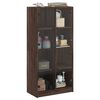 vidaXL Buffet haut avec portes ch&ecirc;ne marron bois d'ing&eacute;nierie