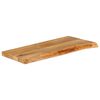 vidaXL Dessus de table &agrave; bord vivant 90x40x3,8 cm bois massif manguier