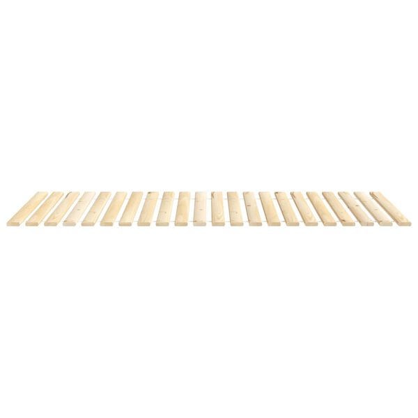 vidaXL Lattes de lit 100x200 cm bois de pin massif