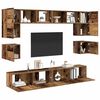 vidaXL Ensemble meuble TV 8 pcs Bois Ancien Bois d'ing&eacute;nierie