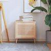 vidaXL Porte d'armoire &agrave; persiennes 39,5x49,4 cm bois de pin massif