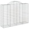 vidaXL Paniers &agrave; gabions arqu&eacute;s 40 pcs 200x50x140/160 cm Fer galvanis&eacute;