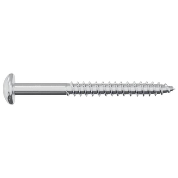 vidaXL Vis en bois 3273 pcs Argent&eacute; 9,8 x 53 mm Acier
