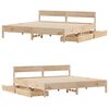 vidaXL Cadre de lit sans matelas 160x200 cm bois massif de pin