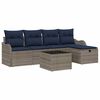 vidaXL Ensemble de canap&eacute; de jardin 6 pc 4-Nombre de places