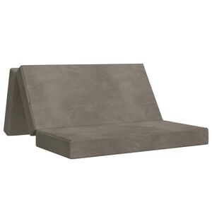 vidaXL Canap&eacute;-lit pliable 180 x 67 x 45 cm Gris clair