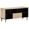 vidaXL Meuble TV 100x33x46 cm bois massif de manguier
