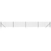 vidaXL Cl&ocirc;ture en treillis m&eacute;tallique et ancrage anthracite 1,1x10 m