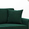 vidaXL Coussins décoratifs lot de 2 Vert foncé 40x40 cm Velours