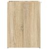 vidaXL Porte-parapluie avec rangement Ch&ecirc;ne Sonoma 40 x 20 x 55,5 cm