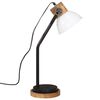 vidaXL Lampe de bureau 25 W blanc 18x18x60 cm E27
