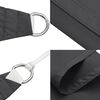vidaXL Parasol en tissu oxford carr&eacute; 6x6 m anthracite