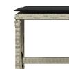 vidaXL Ensemble &agrave; manger de jardin et coussins 17 pcs gris clair rotin