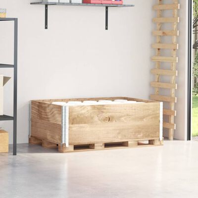 vidaXL Colliers de palette 2 pcs 120x80 cm bois de pin solide