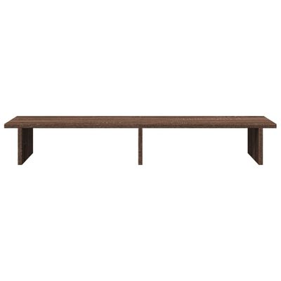 vidaXL Support de moniteur chêne marron 100x27x15 cm bois d'ingénierie