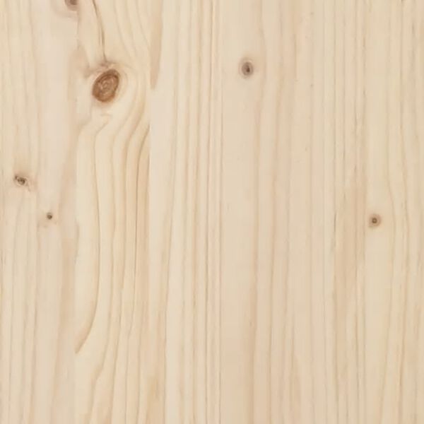 vidaXL T&ecirc;te de lit 146x4x100 cm Bois massif de pin