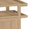 vidaXL Chariot de bar 120x50x90 cm bois de teck massif