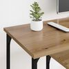 vidaXL Meuble TV Ch&ecirc;ne artisanal 102 x 35 x 45,5 cm