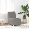 vidaXL Unit&eacute; de Sofa Modulaire Sans Accoudoirs 3 pcs Taupe