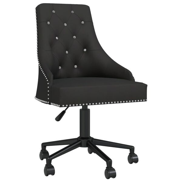 vidaXL Chaises pivotantes &agrave; manger lot de 6 Noir Velours
